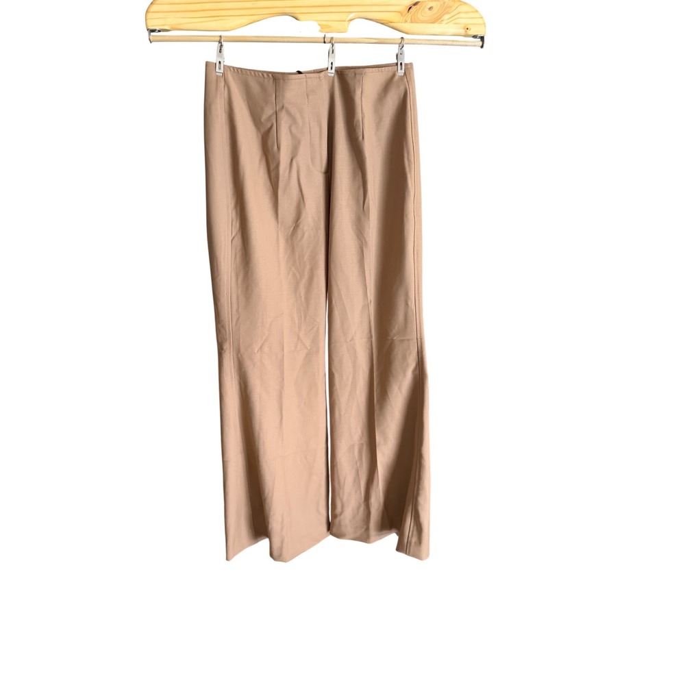 Banana Republic Womens Camel Brown Wide Leg High Rise Dress Pants Size 6 NWT